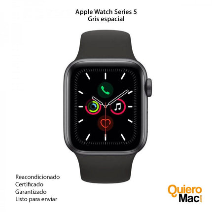 Apple Watch Series 5 Reacondicionado usado garantizado con garantía gris espacial 40mm 44mm compra online Bogota Colombia - QuieroMac