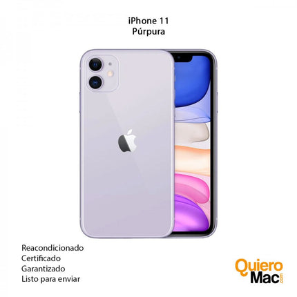 iPhone 11 púrpura reacondicionado usado garantia para comprar online Bogota Colombia-CompraOnline recibe en casa-quieromac.com