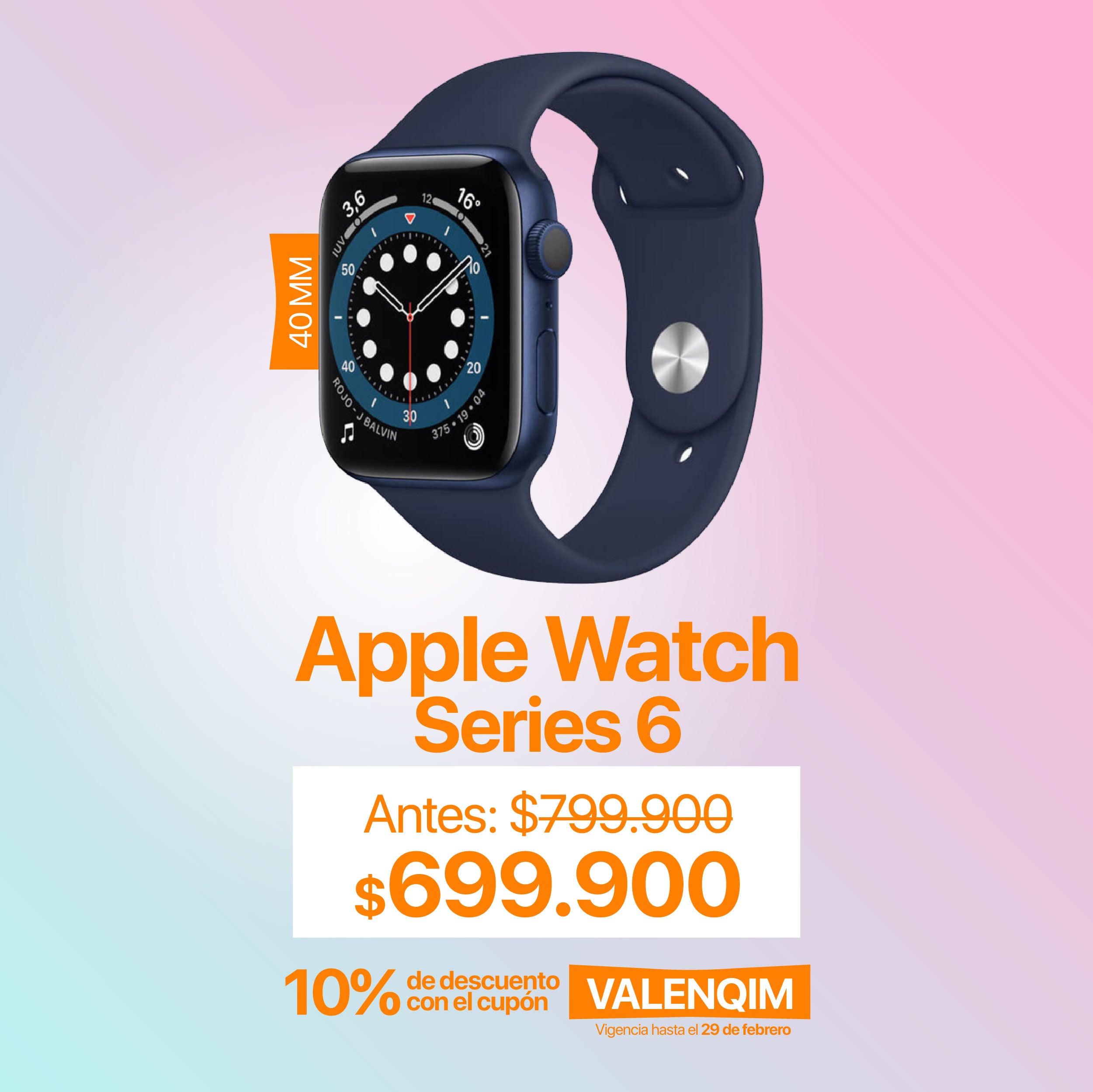 Respaldo discount apple watch