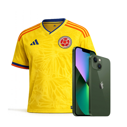 iPhone 13+camiseta de la selección Colombia
