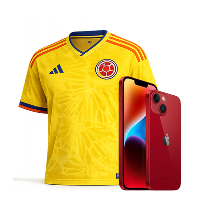iPhone 14+camiseta de la selección Colombia