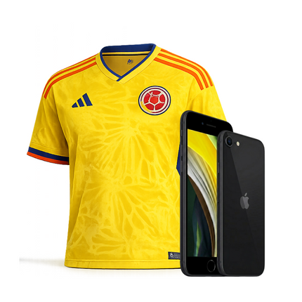 iPhone SE 2020 +camiseta de la selección Colombia