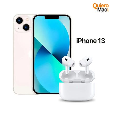 Celular Reacondicionado iPhone 13 + AirPods Pro 2da Generación AAA