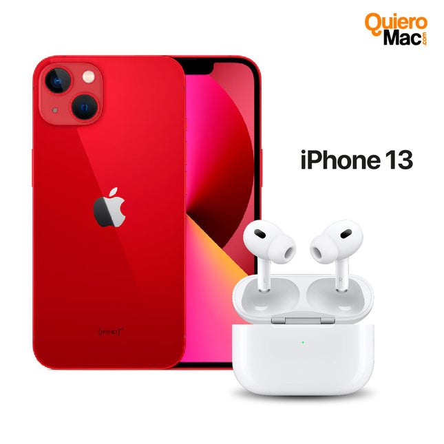 Celular Reacondicionado iPhone 13 + AirPods Pro 2da Generación AAA
