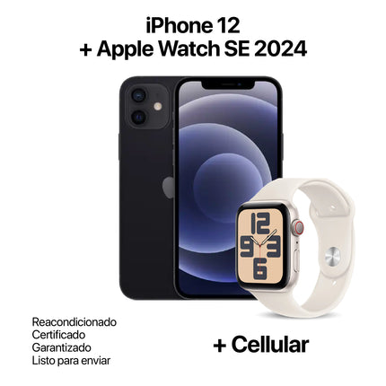 iPhone 12 + Apple Watch SE 2024