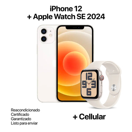 iPhone 12 + Apple Watch SE 2024