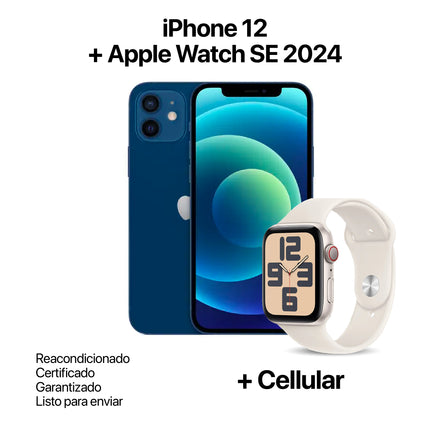 iPhone 12 + Apple Watch SE 2024