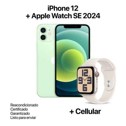 iPhone 12 + Apple Watch SE 2024