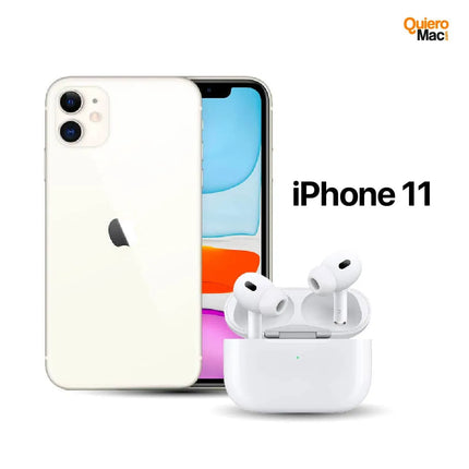 Celular Reacondicionado iPhone 11 + AirPods Pro 2da Generación AAA