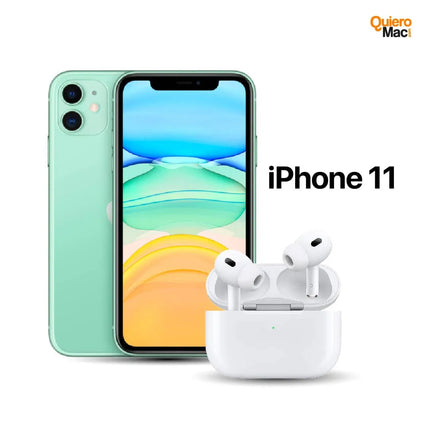 Celular Reacondicionado iPhone 11 + AirPods Pro 2da Generación AAA