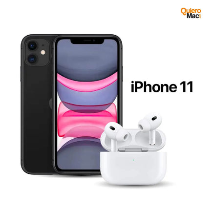 Celular Reacondicionado iPhone 11 + AirPods Pro 2da Generación AAA