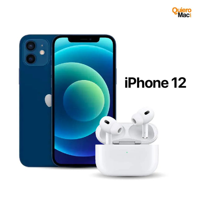 Celular Reacondicionado iPhone 12 + AirPods Pro 2da Generación AAA