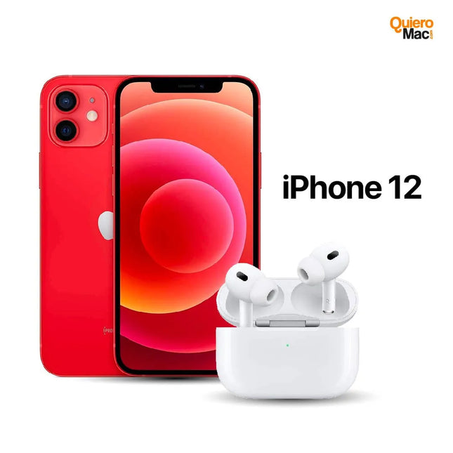 Celular Reacondicionado iPhone 12 + AirPods Pro 2da Generación AAA