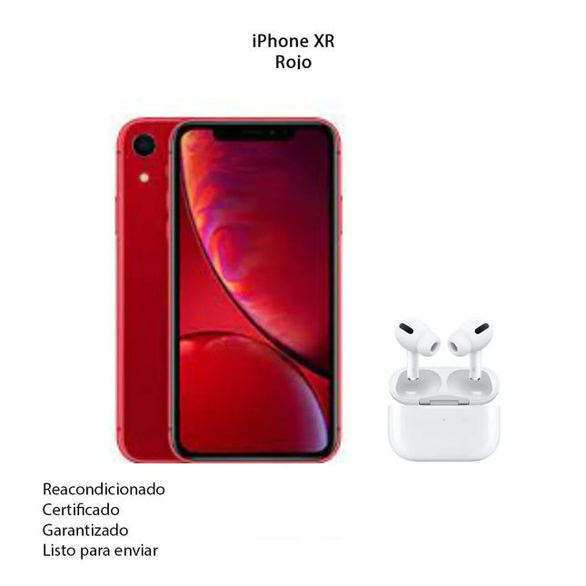 Celular Reacondicionado iPhone xr + AirPods Pro 2da Generación AAA