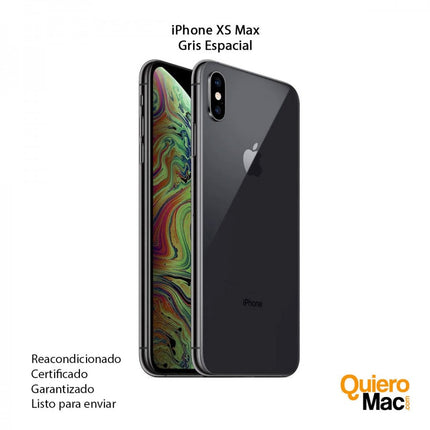 iPhone-XS-Max-usado-gris-espacial-Reacondicionado-Refurbish-Remanufacturado-certificado-con-garantia-compra-online-Bogota-Colombia-QuieroMac