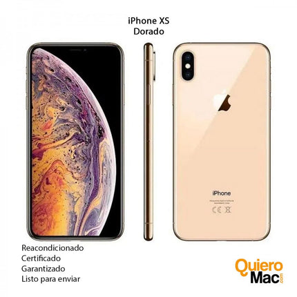 iPhone-XS-usado-dorado-Reacondicionado-Refurbish-Remanufacturado-certificado-con-garantia-compra-online-Bogota-Colombia-QuieroMac