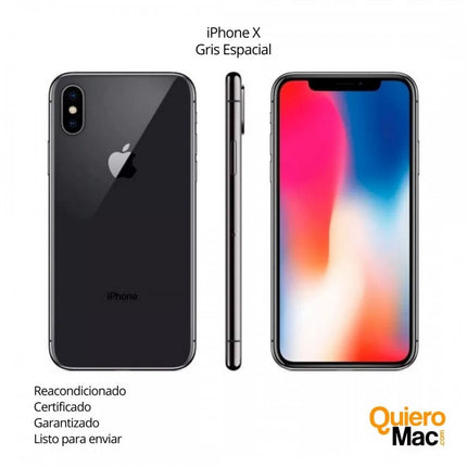 iPhone-x-gris-espacial-Reacondicionado-Refurbish-Remanufacturado-certificado-con-garantia-compra-online-Bogota-Colombia-QuieroMac