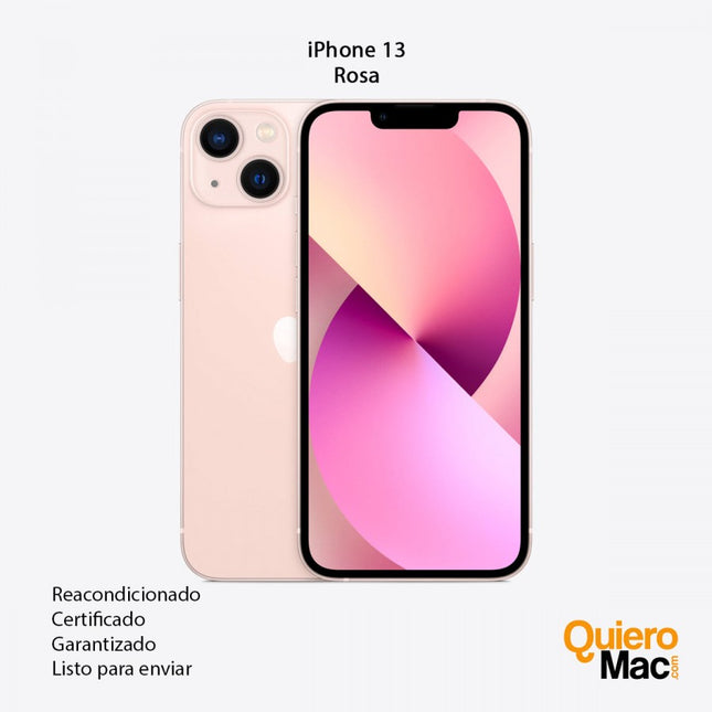 iPhone 13 rosa pink rosado compra usado reacondicionado certificado garantia bogotá colombia envío nacional - QuieroMac