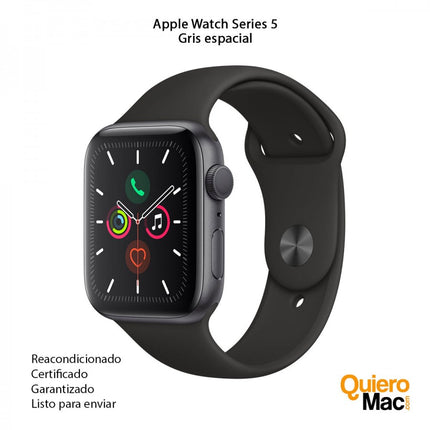 Apple Watch Series 5 Reacondicionado usado garantizado con garantía gris espacial 40mm 44mm compra online Bogota Colombia - QuieroMac