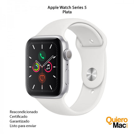 Apple Watch Series 5 Reacondicionado usado garantizado con garantía plata 40mm 44mm compra online Bogota Colombia - QuieroMac