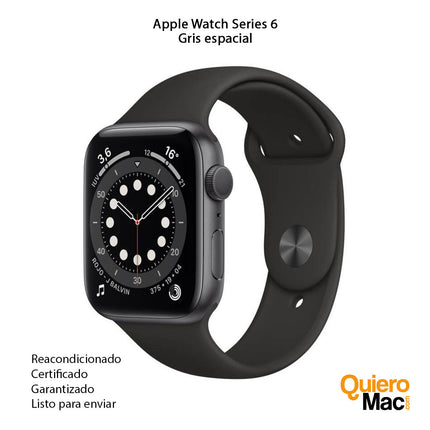 Apple Watch Series 6 Reacondicionado Gris espacial Garantizado Garantia para comprar online Bogota Colombia - Compra Online recibe en casa-quieromac