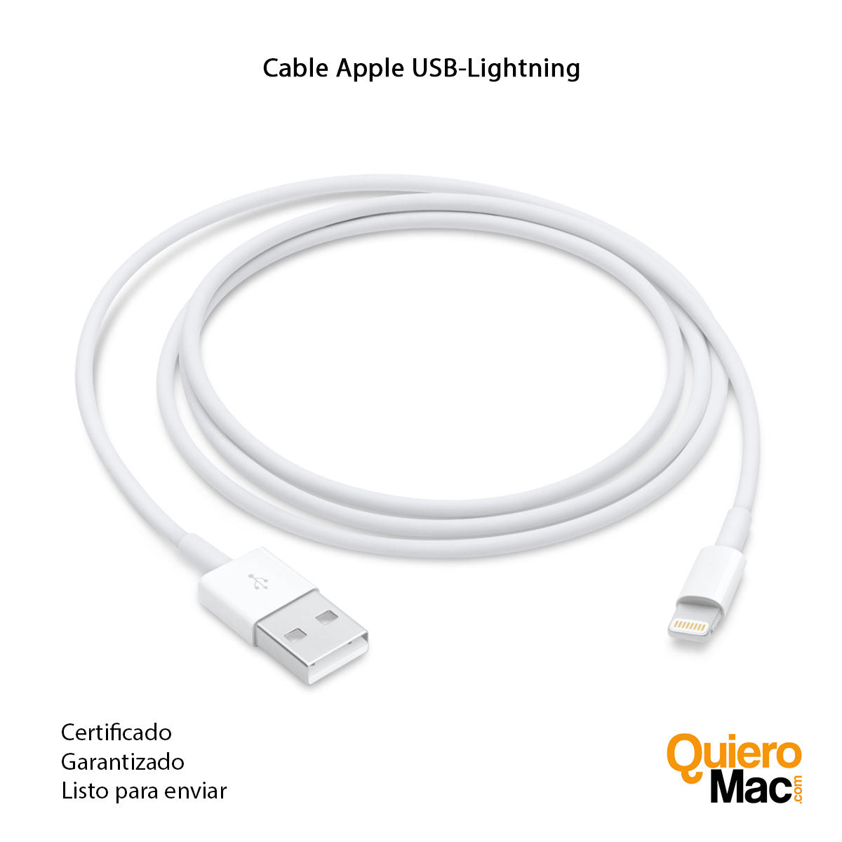 Cable Apple USB-Lightning - Original, Compra online –