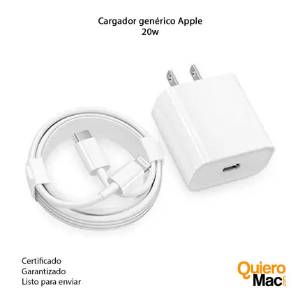 Cargador Apple genérico - 20W