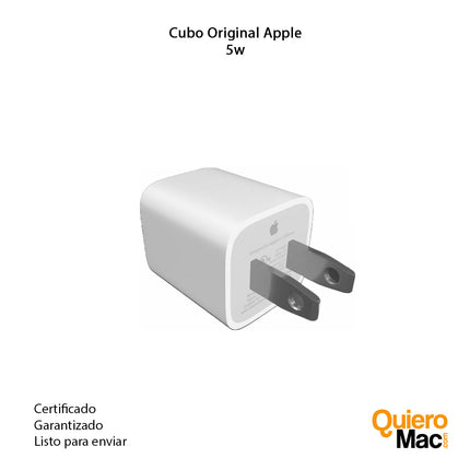 Cargador Cubo Original Apple: 5W-20W-25W