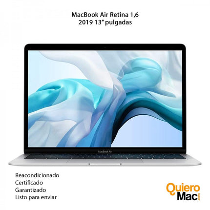 Macbook Air Retina 1,6 2019 13 pulgadas refurbish, reacondicionado comprar online bogota colombia - QuieroMac