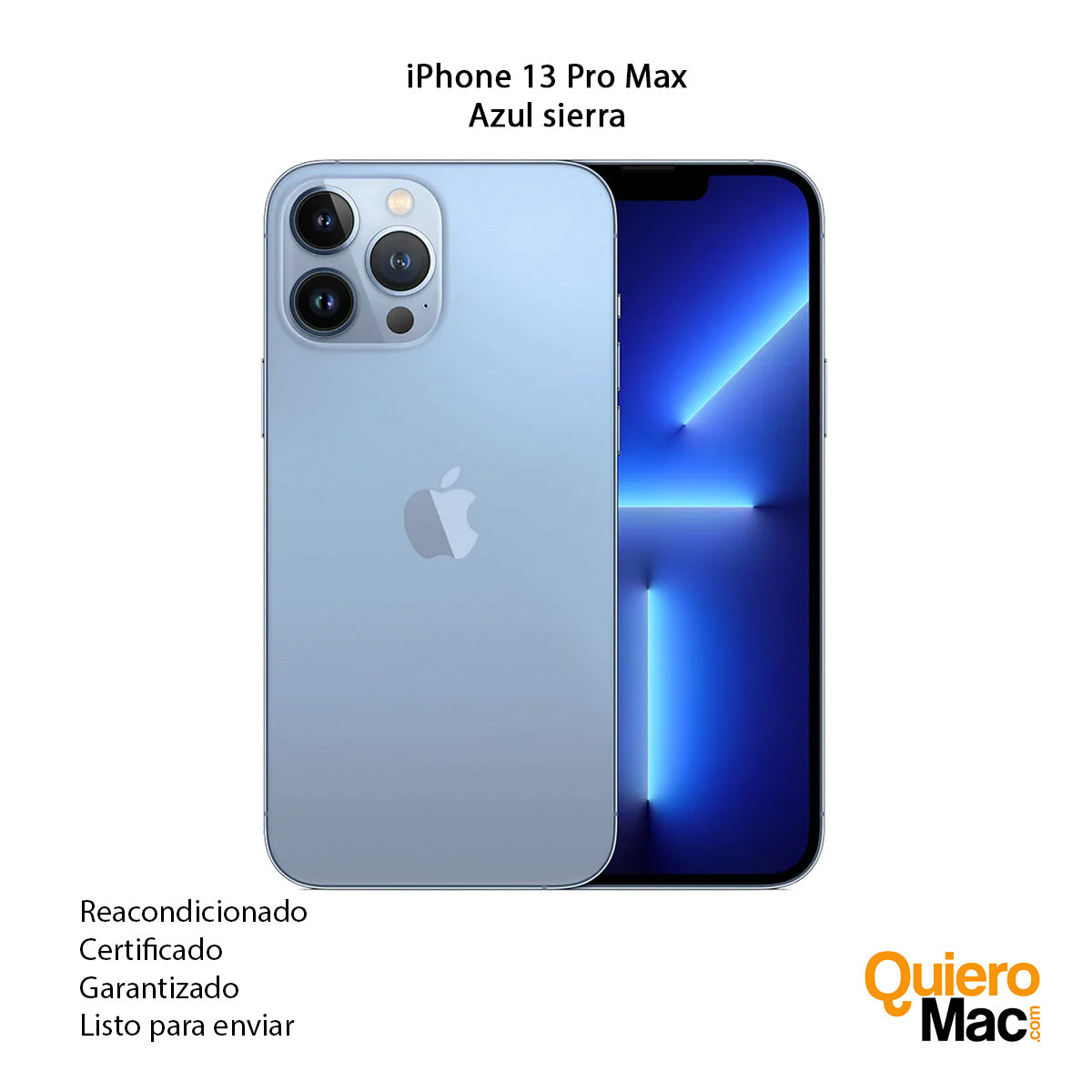 iPhone 13 Pro Max Reacondicionado 128GB a 256GB con Garantía de 1