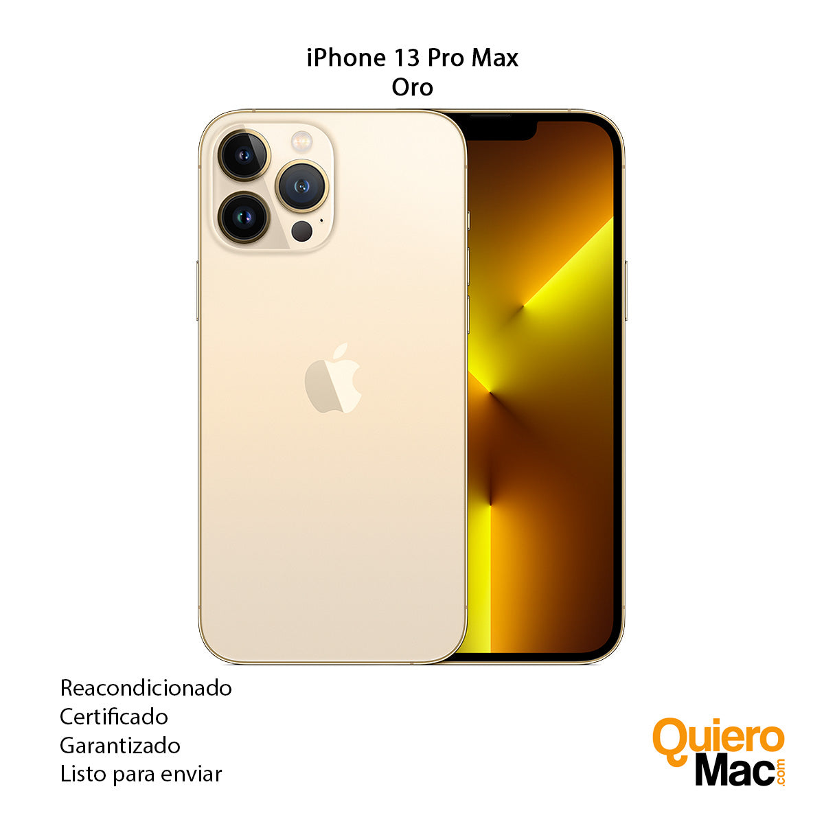 iPhone 13 Pro Max Apple 128GB Dorado Reacondicionado