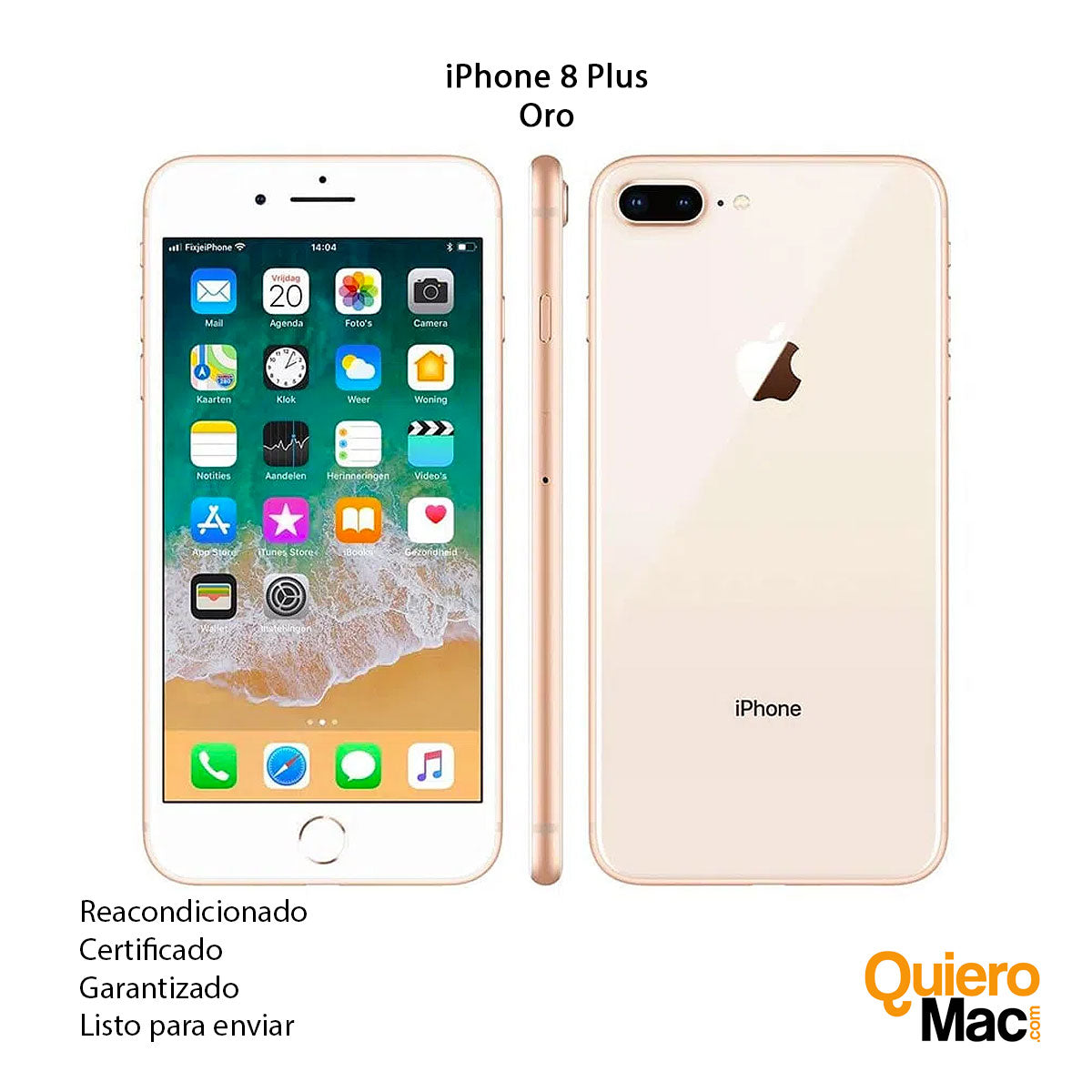 iPhone 8 Plus - QuieroMac (Reacondicionado, Refurbish, Certificado
