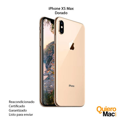 iPhone-XS-Max-usado-dorado-Reacondicionado-Refurbish-Remanufacturado-certificado-con-garantia-compra-online-Bogota-Colombia-QuieroMac