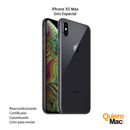 iPhone-XS-Max-usado-gris-espacial-Reacondicionado-Refurbish-Remanufacturado-certificado-con-garantia-compra-online-Bogota-Colombia-QuieroMac