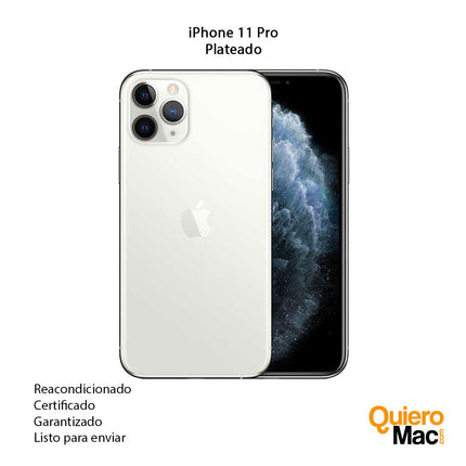 iPhone 11 Pro Plateado Reacondicionado Usado Certificado con garantia para comprar online Bogota Colombia-Compra Online recibe en casa-quieromac