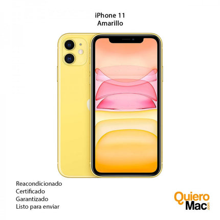 iPhone 11 amarillo reacondicionado usado garantia para comprar online Bogota Colombia-CompraOnline recibe en casa-quieromac.com