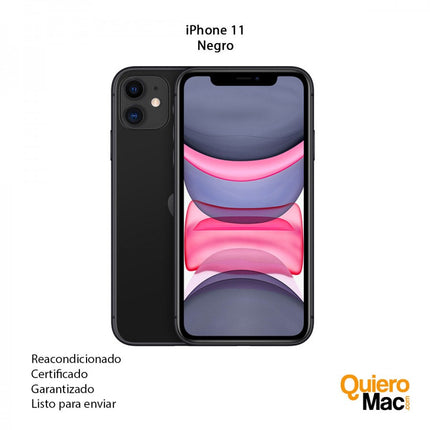 iPhone 11 negro reacondicionado usado garantia para comprar online Bogota Colombia-CompraOnline recibe en casa-quieromac.com
