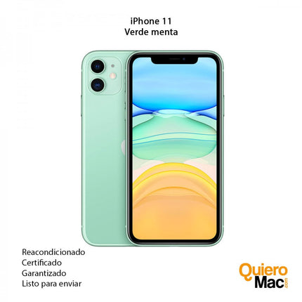 iPhone 11 verde reacondicionado usado garantia para comprar online Bogota Colombia-CompraOnline recibe en casa-quieromac.com