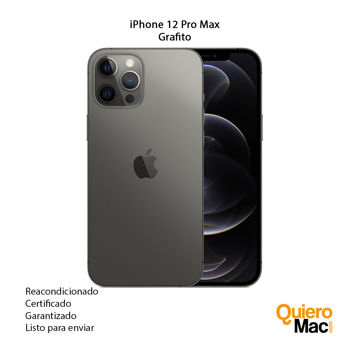 iPhone 12 Pro Max Reacondicionado con 1 año de Garantía 128GB a 512GB –