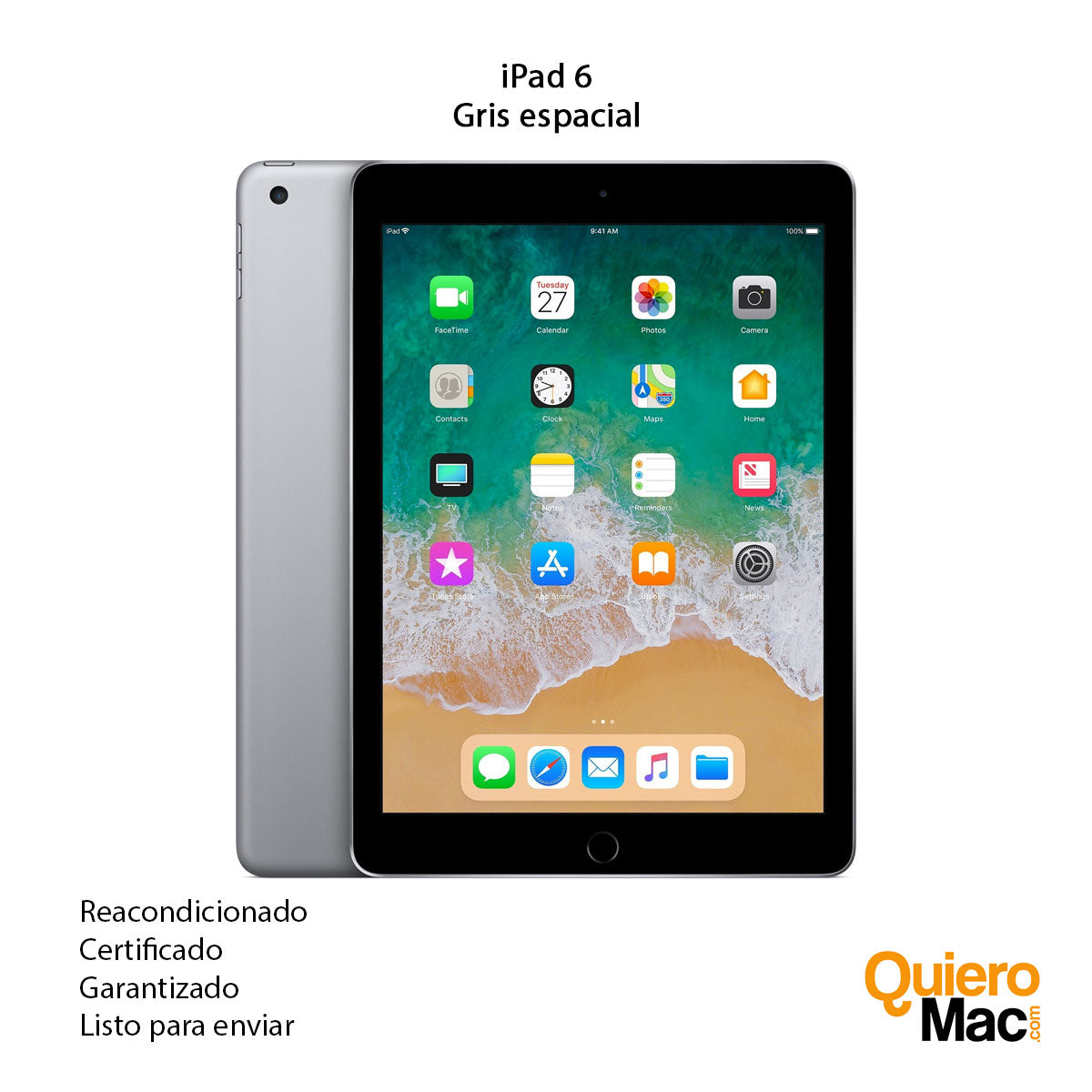 APPLE Apple iPad Pro 9.7 128 Gb space grey - Reacondicionado grado A+ -  Private Sport Shop