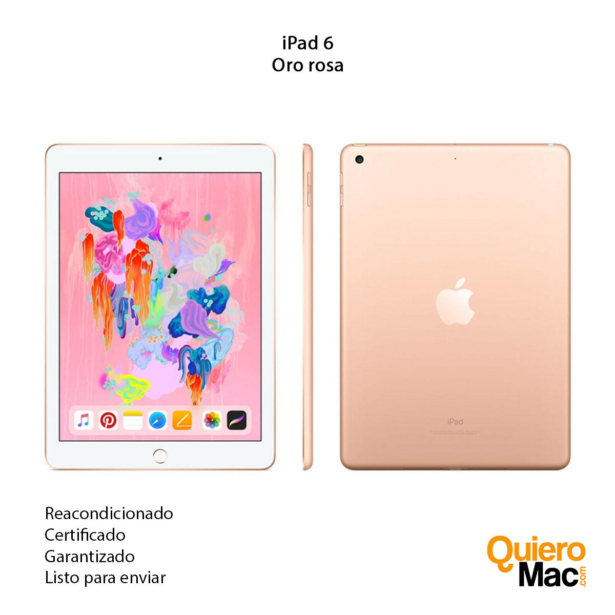 iPad Air reacondicionado de 64 GB con Wi-Fi + Cellular - Oro rosa